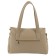 Female bag, artificial leather, beige 35x8x24 cm