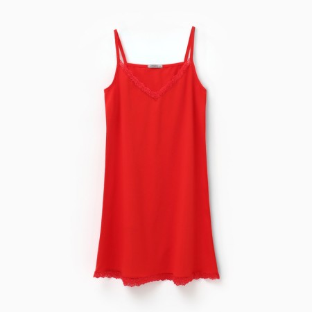 Night shirt female, red color, size 48-3