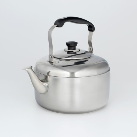 A kettle with a stainless steel whistle, 6 liters, the color is chrome-1