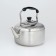 A kettle with a stainless steel whistle, 6 liters, the color is chrome
