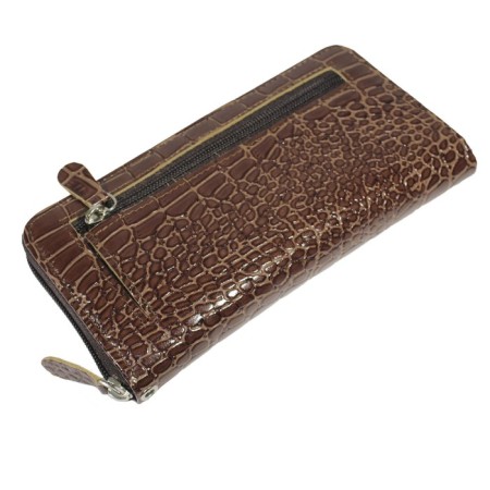 Wallet wives., Lightning, n/k, the color of the brown is light. Crocodile pr951-204-2