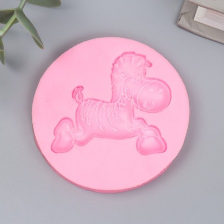 Mold Silicon "Zebra" 6.5x6.5x0.9 cm