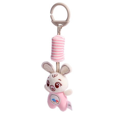 Baby I'm a toy "suspended rattle" hare, white color SL-07125A-2