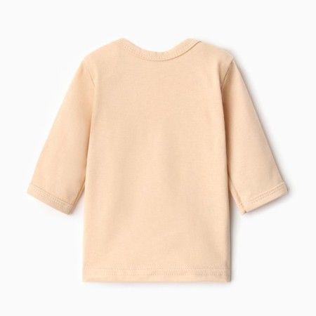 T -shirt with DL. Sleeve Bloom Baby, p. 62 cm, beige-3