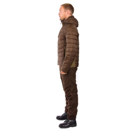 Jacket with hood men's Pride Mangust, nylon, brown, rr 48-50 growth 170-176-3