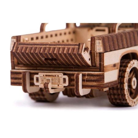 Mechanical 3D puzzle made of wood "Pickup WT-1500"-2