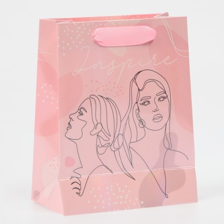 Gift Package Laminated, packaging, “inspiration”, rainbow holography, S 12 x 15 x 5.5 cm-2