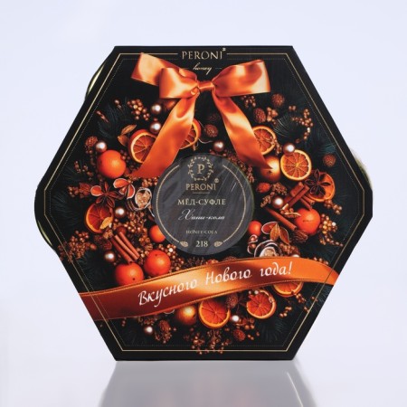 New Year. A set of Peroni honey-sufle "delicious New Year", 320 g-1