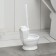 Blash for the toilet with the stand “Classic”, 10 × 14 × 32 cm, white color