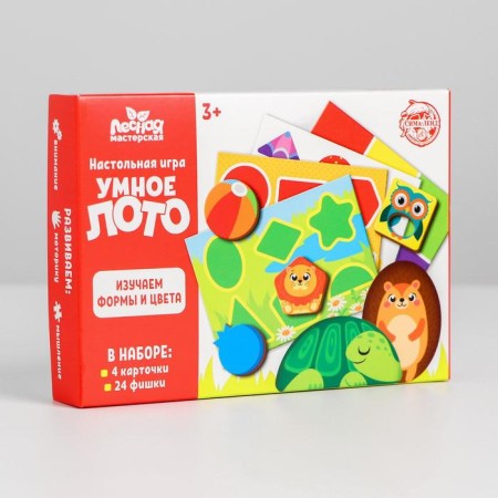 Smart Loto. We study the shape and color, 24 chips-1