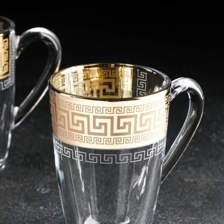 Set of glass mugs Baroque, 325 ml, 2 pcs-1