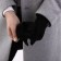 Gloves male, dimensionless, with insulation, black color