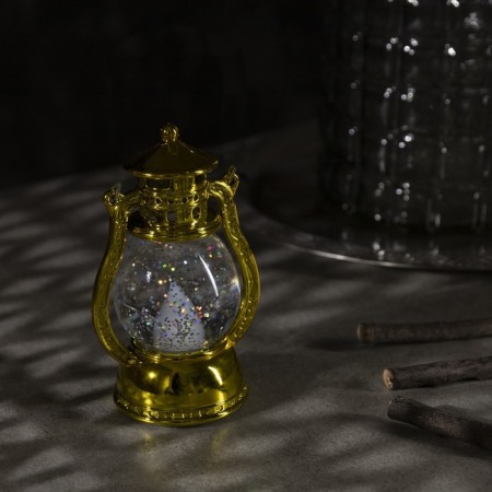 LED figure "Golden Lantern" 8 × 12 × 6 cm, plastic, batteries AG13x3, glow warm white-1