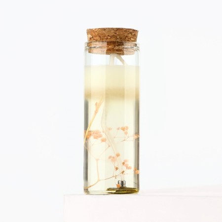 Interior candle in the flask "Flower" 3 x 3 x 8 cm-1