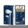 Headphones Borofone M21 Graceful, vacuum, microphone, jack 3.5 mm, cable 1.2 m, white