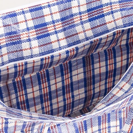 Household bag, 115 l, blue/white color-4