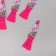 Decor for the work of acrylic bilateral "lava-lamp with mushrooms" 6.1x1.7x0.2 cm