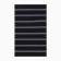 Ethel towel, col. Black, 38x63 cm, 100% HL, Makra