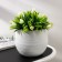 Flower pot "Japan" 1.2 l, white color
