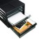 File-cabinet 4-sectoral Istanm, black case, black trays