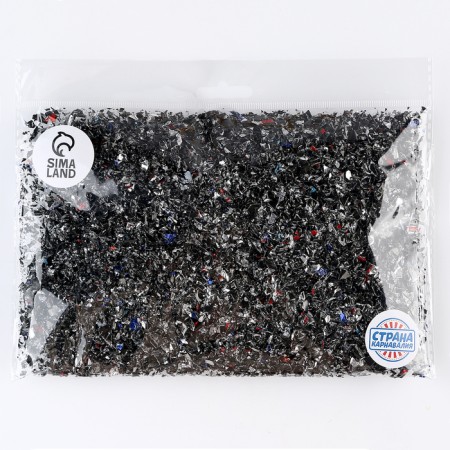 Confetti for a balloon, 50 gr., Black-1
