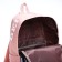 Youth backpack from textiles, 4 pockets, pink/multi -colored color