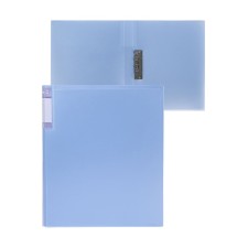 Folder with A4 clamp, 700 μm, root of 27 mm, calligrata top pastel, inner and end pocket, up to 180 sheets, heavenly