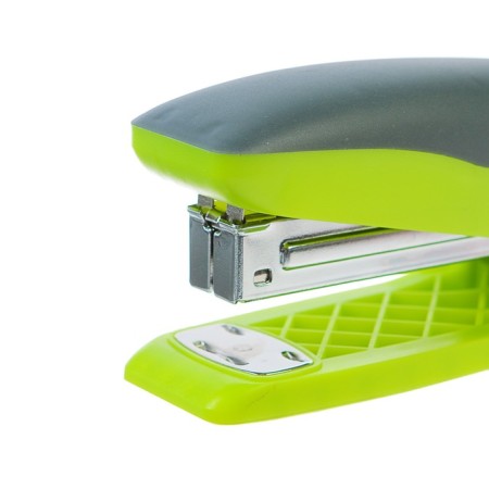 Stapler Erichkrause Ergoline No. 24/6, up to 30 sheets, anti-stepler, rubber anti-slip insert, bright salad-3