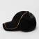 Women's cap Minaku with a gold contour black color, rr 56-58