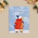 Mini Postcard “Happy New Year!”, Bear, 6 x 8 cm, New Year