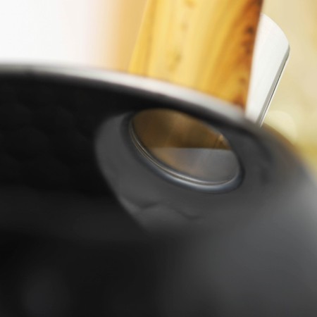 A kettle with a stainless steel whistle Magistro Heat, 3 L, TRS, Induction, Soft-Touch Hand, Black Color Black-12