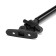 The gas elevator of the tundra GG100BL, 100N, with a closer, black color, 2 pcs TMP