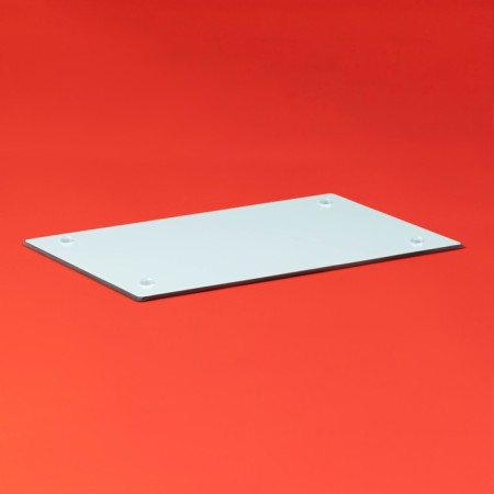 Board cutting shade "New Year's pastries", glass, with a pattern, 30 × 20 cm-2