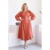 Female dress, size 52, terracotta color