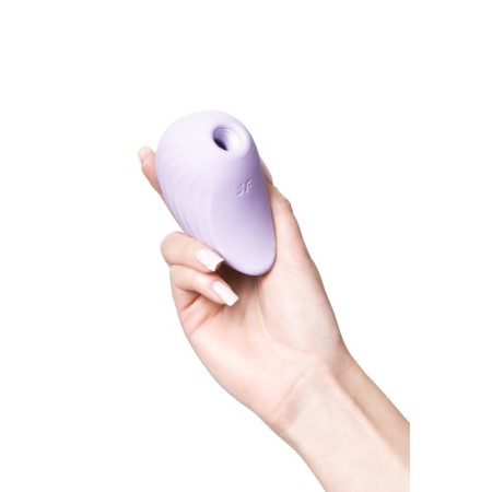 Vacuum-wave contactless stimulator of the Satiffyer Pearl Diver, silicone, purple color-17