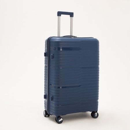 Big suitcase 28 ", lightning department, code castle, 4 wheels, blue color-1