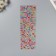 Stick plastic rhinestones "Small", D - 0.5 cm, mix 31.5x10.5 cm