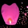 The lantern of desires "heart", pink