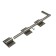 Garage bolt 20x400, of 3 parts, 40x13x3 cm color mix