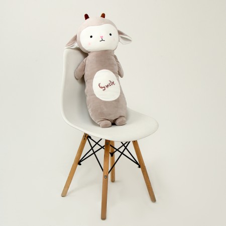 Soft toy "Sheep", 70 cm, color gray color-2