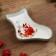 New Year! New Year's ceramic "Fox" dish, 20x15.5x3 cm, white color