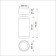 Over lamp, 50W GU10, black color