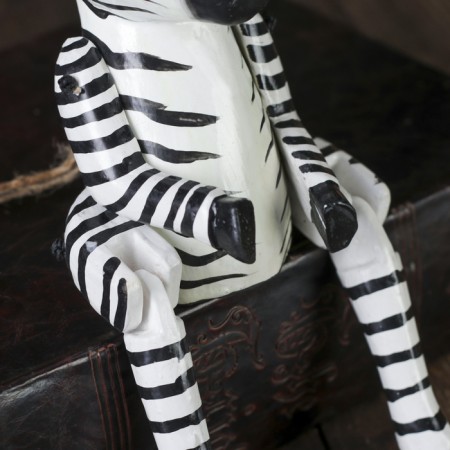 Souvenir "Zebra" hanging paws, wood 4.5x9x25 cm-3