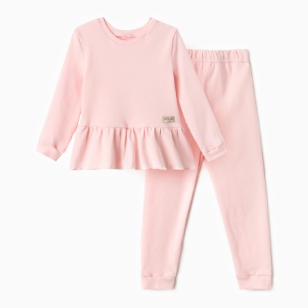 Kids (jumper, trousers) minku, pink color, height 92-98 cm-5