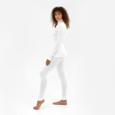 Women's thermal underwear (longshit, leggings) Minaku Milk color, river 44-6