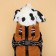 Jacket for dogs with a harness, size p 2xl (ds 45 cm, osh 40 cm, og 58 cm), mustard