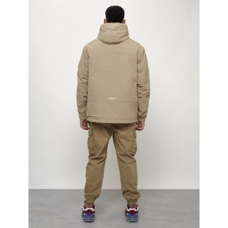 Male spring jacket, size 48, beige color-3