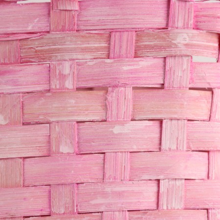 Wicker basket, 21x15x10xh38cm, pink, bamboo-3