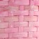 Wicker basket, 21x15x10xh38cm, pink, bamboo