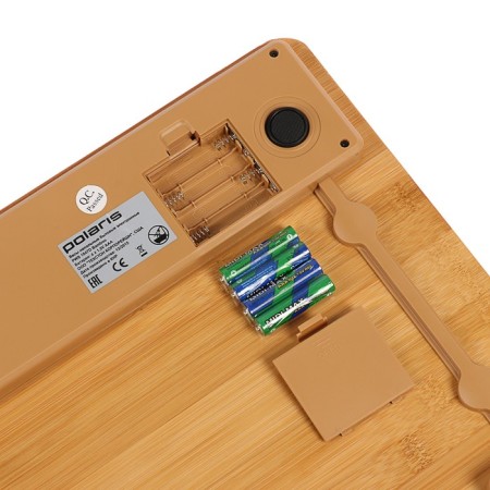Floor Libra Polaris PWS 1847D, electronic, up to 180 kg, Bamboo-4